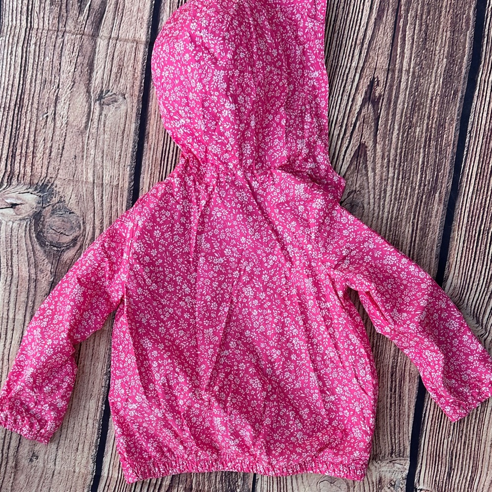 Pink Floral Hooded Jacket - Picture 7 of 8